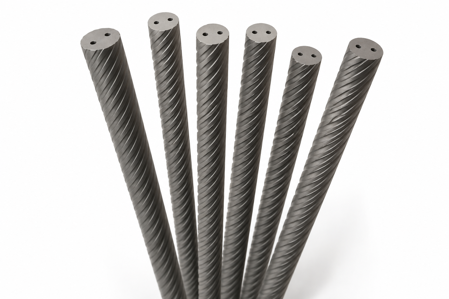Rods With 2 Helical Coolant Holes